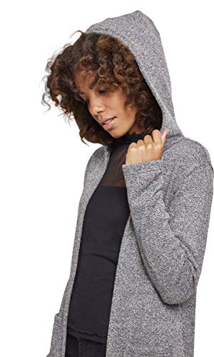 Urban Classics Ladies Terry Long Cardigan Chaqueta Punto, Multicolor (Blk/Wht 00050), XXXX-Large para Mujer