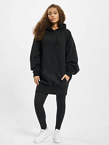 Urban Classics Sudadera Larga y Grande para Mujer Capucha, Negro (Schwarz 00007), L