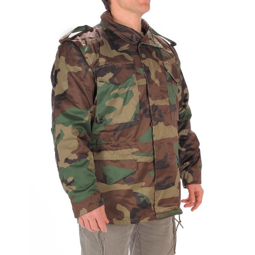 USA chaqueta de campo M65 con Forro, woodland - bosque, XL