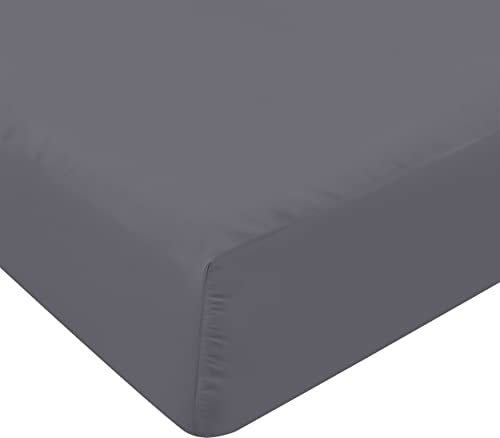 Utopia Bedding Sabana Bajera 160x200 - Gris - Bolsillo Profundo - Microfibra Cepillada (Cama 160)