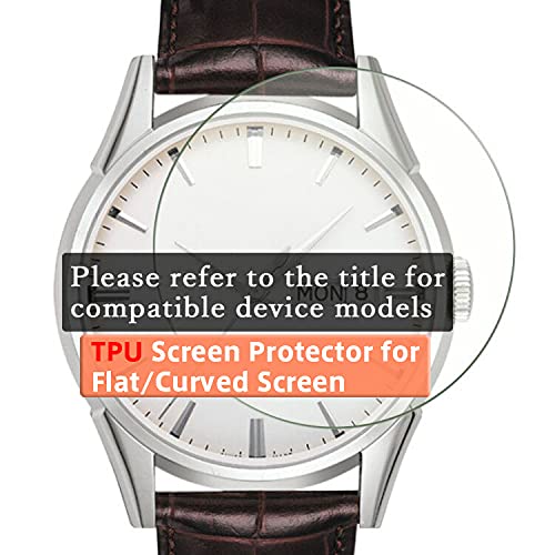 VacFun 3 Piezas HD Claro Protector de Pantalla para SUUNTO Essential SS021217000 (Not Cristal Templado) Screen Protector Sin Burbujas Película Protectora