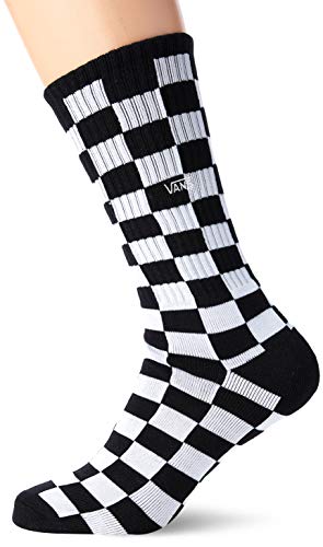 Vans Checkerboard II Crew (6.5-9, 1p) Calcetines, Multicolor (Black-White Check Hu0), Talla única para Hombre