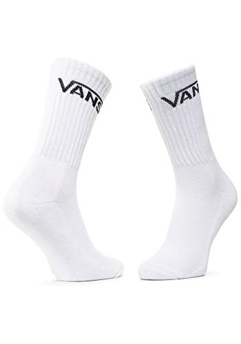 Vans Classic Crew (6.5-9, 3PK) Calcetines, BLACK-CHECKERBOARD, Talla única para Hombre