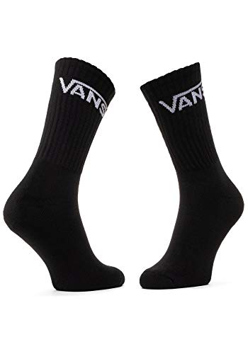 Vans Classic Crew (6.5-9, 3PK) Calcetines, BLACK-CHECKERBOARD, Talla única para Hombre