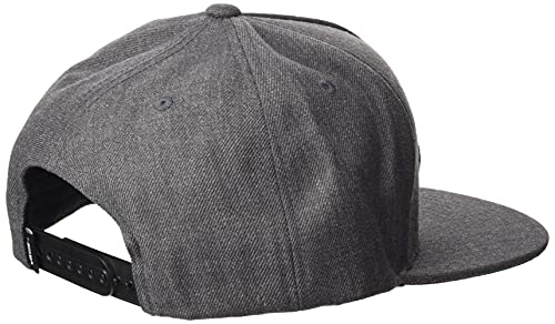 Vans Classic Patch Snapback Gorro/Sombrero, Asphalt Heather, OS para Hombre