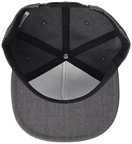 Vans Classic Patch Snapback Gorro/Sombrero, Asphalt Heather, OS para Hombre