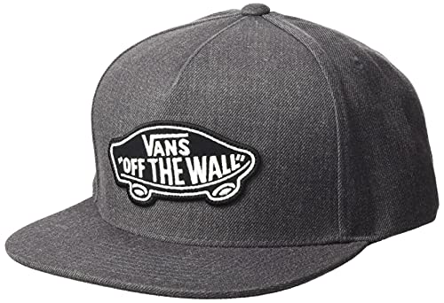 Vans Classic Patch Snapback Gorro/Sombrero, Asphalt Heather, OS para Hombre