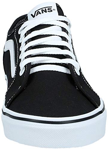 VANS Filmore Decon, Zapatillas Hombre, Negro Canvas Black/White 187, 44.5 EU