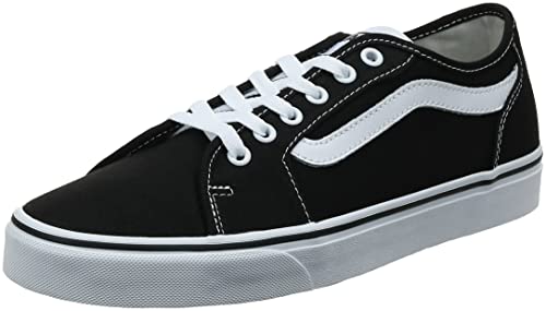 VANS Filmore Decon, Zapatillas Hombre, Negro Canvas Black/White 187, 44.5 EU