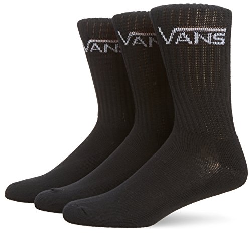 Vans Herren M Classic Crew Socken, 3er Pack, schwarz (Black), 38.5-42 EU