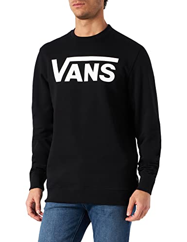 Vans MN Classic Crew II Sudadera, Negro (Black-fwhite Y28), XL para Hombre