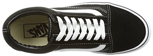 Vans Old Skool Platform, Zapatillas Unisex Adulto, Negro (Black/White Y28), 39 EU