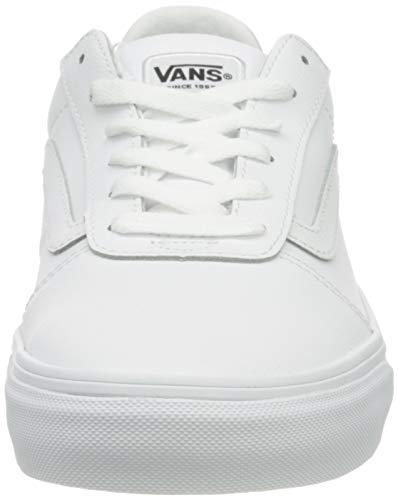 Vans Ward Deluxe, Sneaker Mujer, Tumble White White, 35 EU