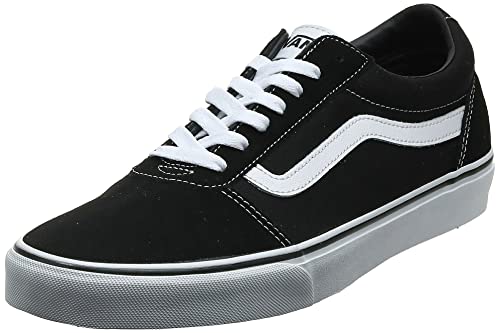 Vans Ward, Zapatillas Mujer, Negro (Suede/Canvas/Black/White Iju), 37 EU