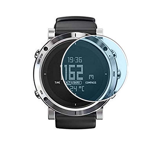 Vaxson 3 Unidades Protector de Pantalla Anti Luz Azul, compatible con Suunto Core Brushed Steel [No Vidrio Templado] TPU Película Protectora