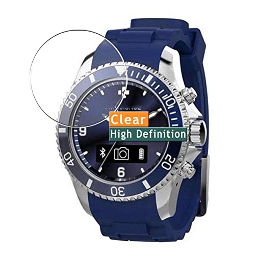 Vaxson 3 Unidades Protector de Pantalla, compatible con MyKronoz ZeClock smartwatch Smart Watch [No Vidrio Templado ] Nuevo Película Protectora Film Guard