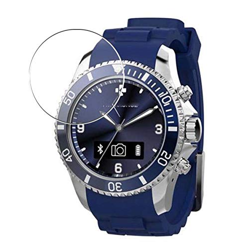 Vaxson 3 Unidades Protector de Pantalla, compatible con MyKronoz ZeClock smartwatch Smart Watch [No Vidrio Templado] TPU Película Protectora
