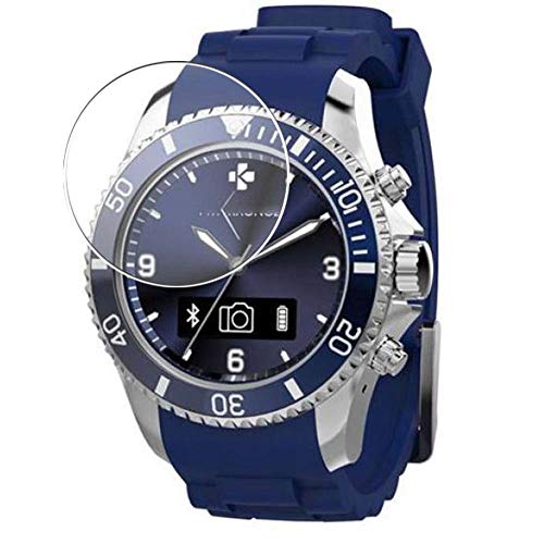 Vaxson 3 Unidades Protector de Pantalla de Cristal Templado, compatible con MyKronoz ZeClock smartwatch Smart Watch, 9H Película Protectora