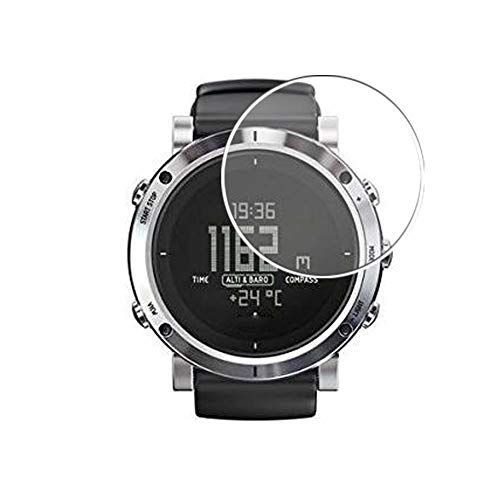 Vaxson 3 Unidades Protector de Pantalla de Cristal Templado, compatible con Suunto Core Brushed Steel, 9H Película Protectora