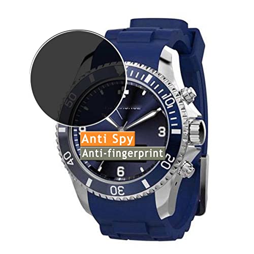 Vaxson Protector de Pantalla de Privacidad, compatible con MyKronoz ZeClock smartwatch Smart Watch [No Vidrio Templado ] Nuevo Película Protectora Film Guard
