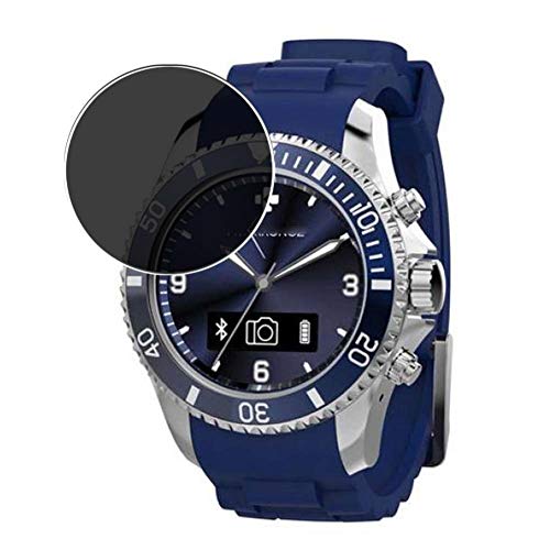 Vaxson Protector de Pantalla de Privacidad, compatible con MyKronoz ZeClock smartwatch Smart Watch [no vidrio templado] TPU Película Protectora Anti Espía