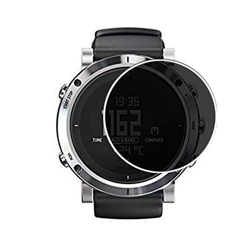 Vaxson Protector de Pantalla de Privacidad, compatible con Suunto Core Brushed Steel [no vidrio templado] TPU Película Protectora Anti Espía