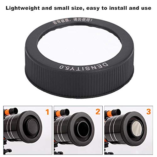 Vbestlife Telescope Solar Filter 50mm Professional Astronomical Telescope Lens Filter para Celestron P Series A Series, Datyson 5T0001 5T0002, Gazer LT70, etc.