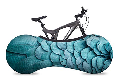 Velo Sock Funda cubre bicicletas para interiores – FEATHERS – La mejor solución para mantener los suelos y las paredes LIBRES DE SUCIEDAD – Sirve para el 99% de las bicicletas para ADULTOS