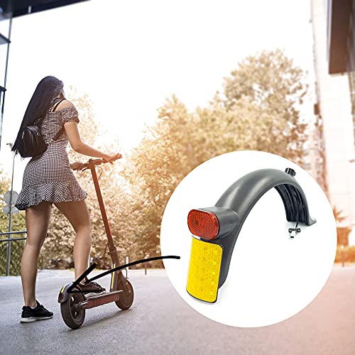 Vestigia® - Guardabarros Trasero con luz LED Compatible para Xiaomi M365 1S Essential Pro 2 Scooter eléctrico - Piezas de Repuesto para E-Scooter