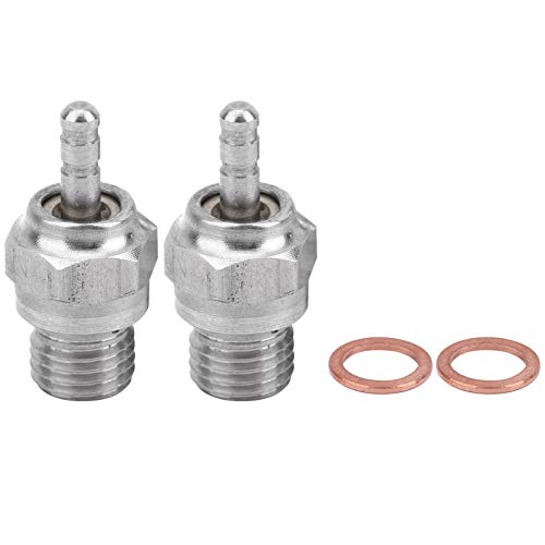 VGEBY 2 bujías incandescentes, N4 Fire Head Spark Plug Spark Nitro Engine RC Car Accesorios Aptos para HSP Modelo de Coche Alimentado por Aceite