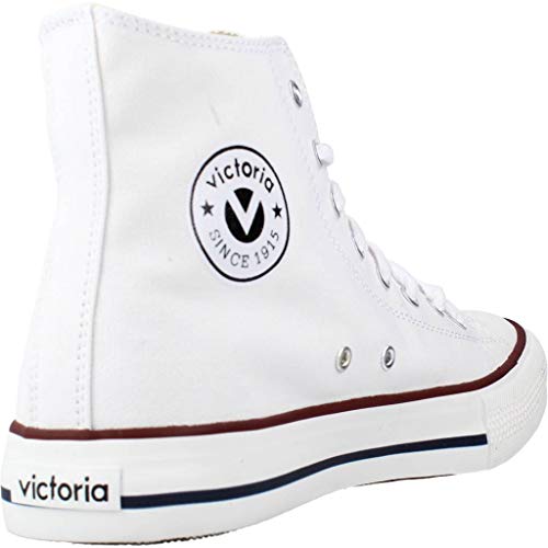 victoria Plano VICTORIA Tribu Botin Lona 106500-MEN para Niños Blanco 45