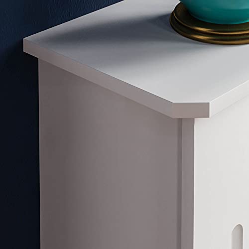 Vida Designs Cubre radiador Chelsea, diseño de Moderno con Lamas de DM Pintado de Color Blanco,pequeño