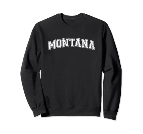 Vintage University-look Montana Blanco Desgastado Sudadera