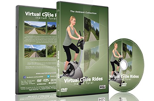 Virtual Cycle Rides - Bike Through Italian Tyrol - For Indoor Cycling, Treadmill and Running Workouts