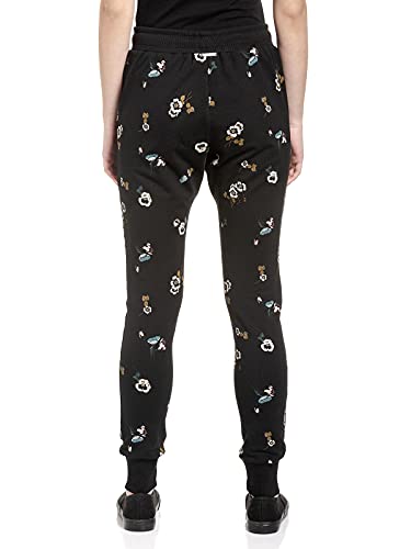 Vive Maria Floral Sport - Pantalones de chándal para mujer, Negro , XXL