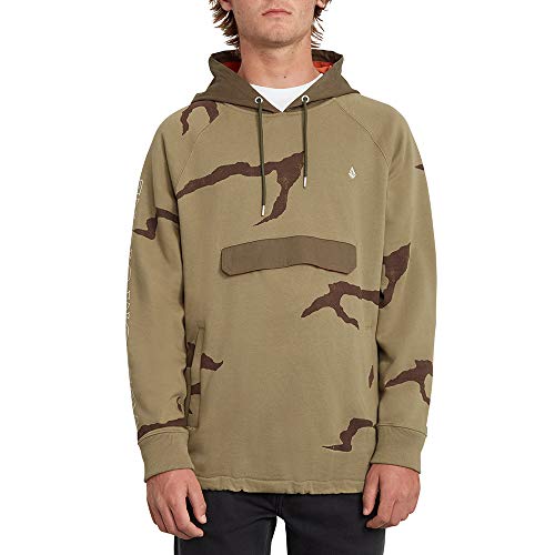 Volcom Alaric P/O Sudadera, Hombre, Camouflage, L