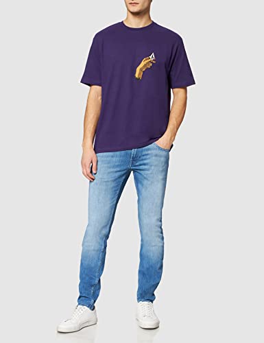 Volcom Camiseta de Manga Corta Marca Modelo Hand Down LSE SS