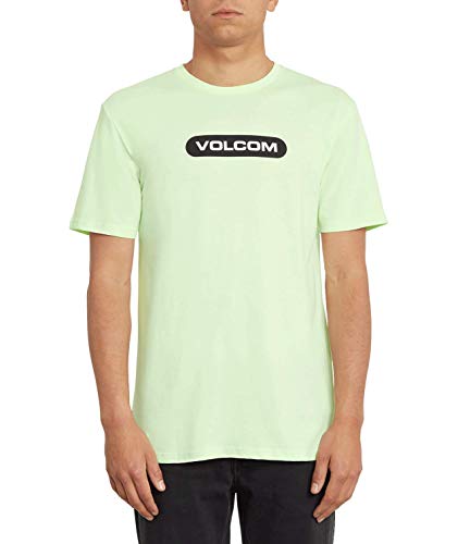 Volcom Camiseta para Hombre New Euro BSC SS, Hombre, Camiseta, A3512051, Key Lime, Extra-Large