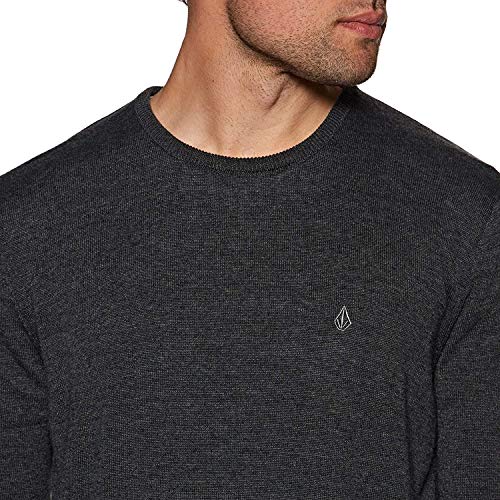 Volcom Uperstand Sweater Sudadera, Hombre, Black, S