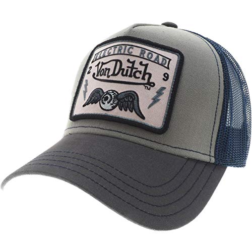 Von Dutch Square 3 Electric Road - Gorra, Gris, Talla única