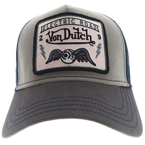 Von Dutch Square 3 Electric Road - Gorra, Gris, Talla única