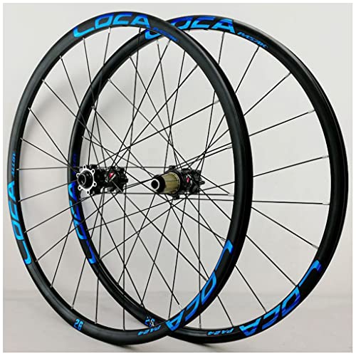 VPPV Ruedas de Bicicleta MTB 26/27.5/29 er, Freno de Disco Ruedas Bicicleta 24H Cassette de Rueda Ciclismo para Rueda de Velocidad 7/8/9/10/11 (Size : 26 Inch)