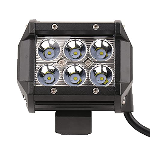 WanuigH Barra de luz Todoterreno General DIRIGIÓ Luz De Trabajo Automotriz Motocicleta Off-Road Techo Luz De Ingeniería Luz Modificada Luz De Tira Fácil de Instalar (Color : Black, Size : One Size)