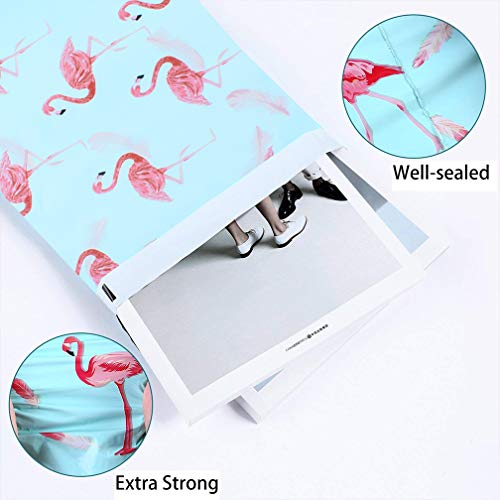Wanxida 100pcs Sobres de Plástico de Genérico Envío por correo Bolsas Postales Poli plástico Self Seal Bolsas Artículos de Envío, Opaca, 25cm x 35cm