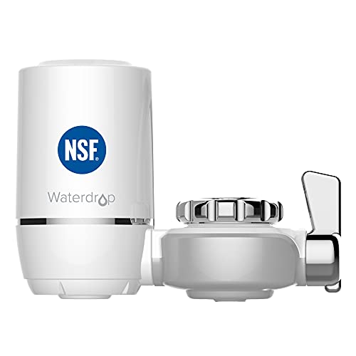 Waterdrop NSF Certificado WD-FC-01 Filtro de Agua, Sistema de Filtración ACF, Purificador de Agua de Cocina de Larga Duración, Reducir el 94.42% de Cloro, Sabor y Olor (1 Filtro Incluido)