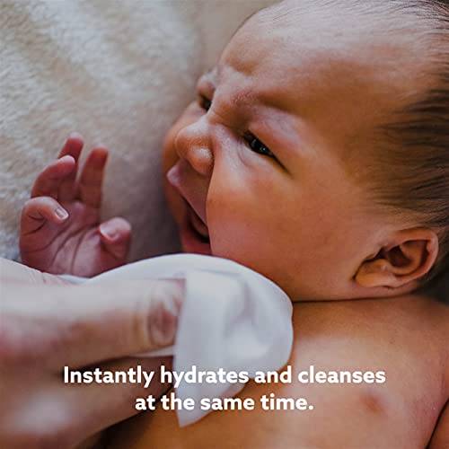 WaterWipes Toallitas de bebé (12 x 60 unidades), las toallitas húmedas más puras para pieles suaves de bebés, toallitas limpiadoras compostables 100% de origen vegetal – 720 toallitas