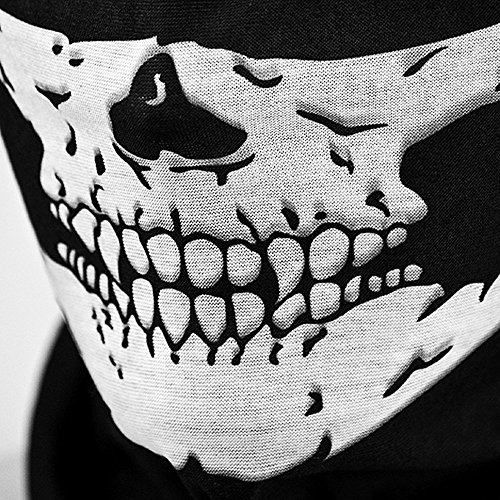 WAWO Nueva Skeleton Skull Bandana Snowboard Esqu¨ª Motocicleta Bicicleta Rave Paintball Mask