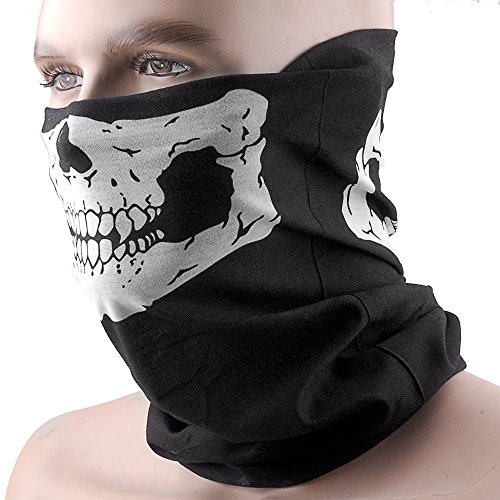 WAWO Nueva Skeleton Skull Bandana Snowboard Esqu¨ª Motocicleta Bicicleta Rave Paintball Mask