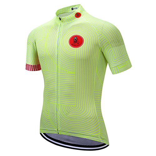 Weimostar - Camiseta de ciclismo para hombre, manga corta, transpirable, cómodo, secado rápido