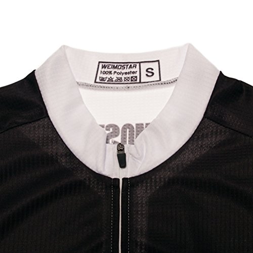 Weimostar - Maillot de ciclismo para hombre - Gris -